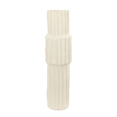 VASE NGBO XL RIBBED CERAMICS CREAM 75 